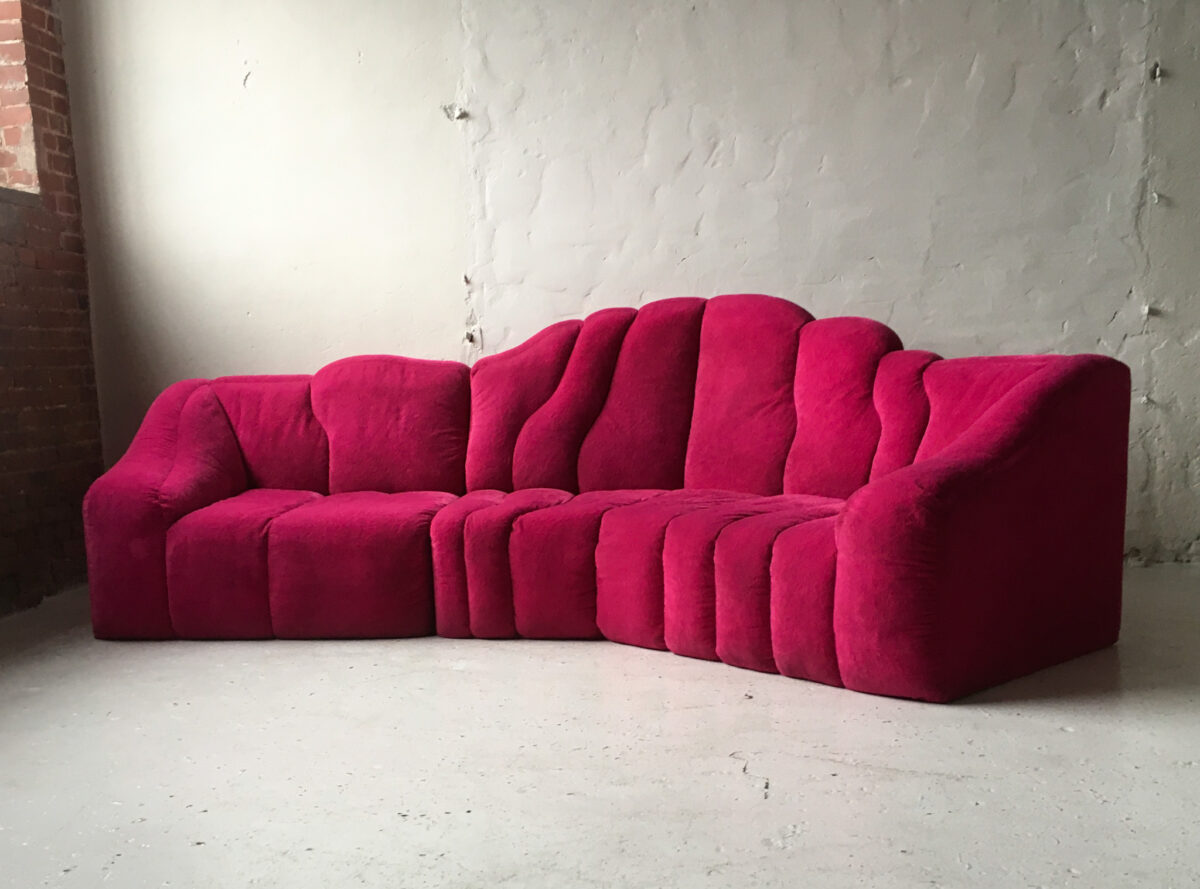 Polster mit Pep różowa sofa modułowa lata 80 90 vintage #2