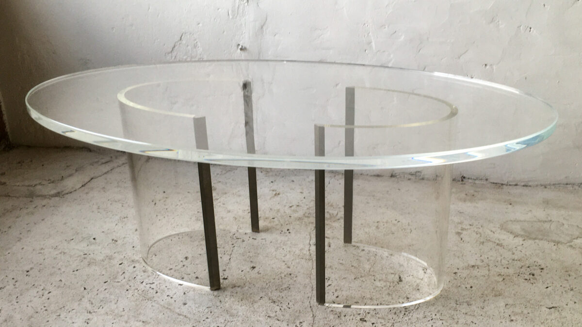 lucite table