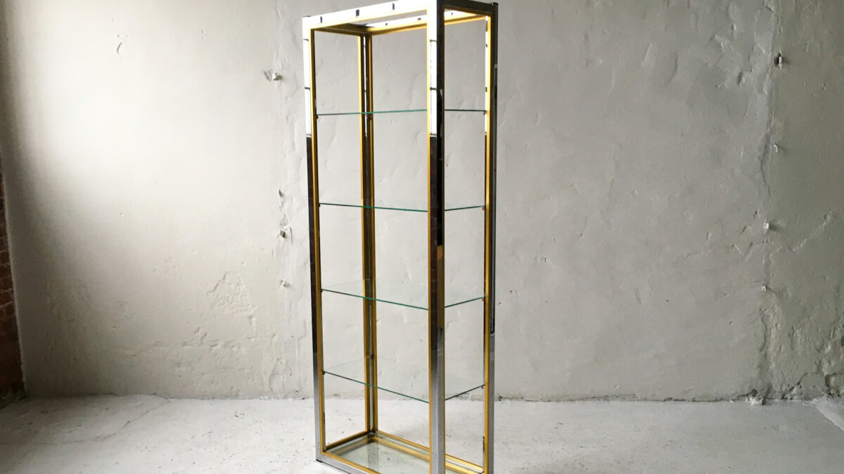 Romeo Rega regał proj. Renato Zevi lata 70 80