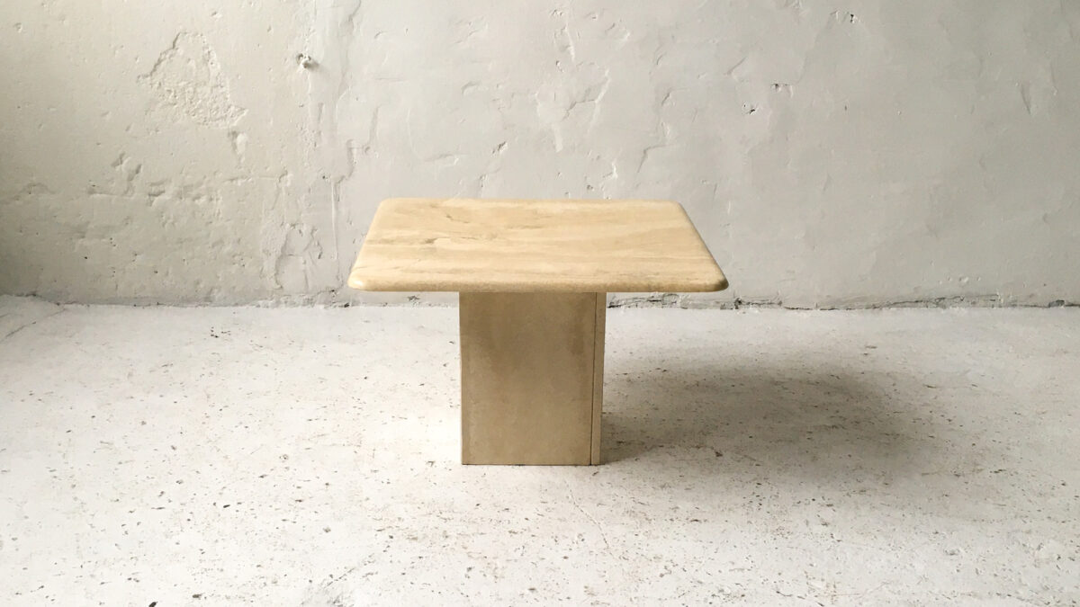 Stolik trawertyn lata 70 80 vintage design #58