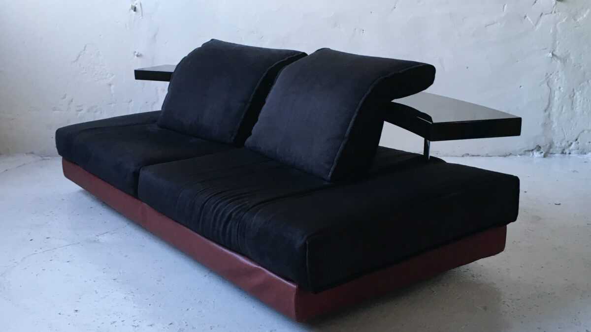Saporiti włoska sofa Avedon proj Mauro Lipparini lata 90 vintage #2