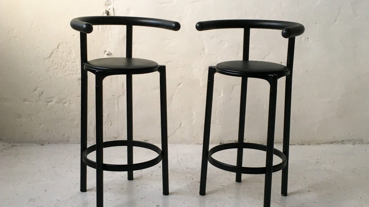 Kartell hokery Polo Low proj. Anna Castelli lata 80