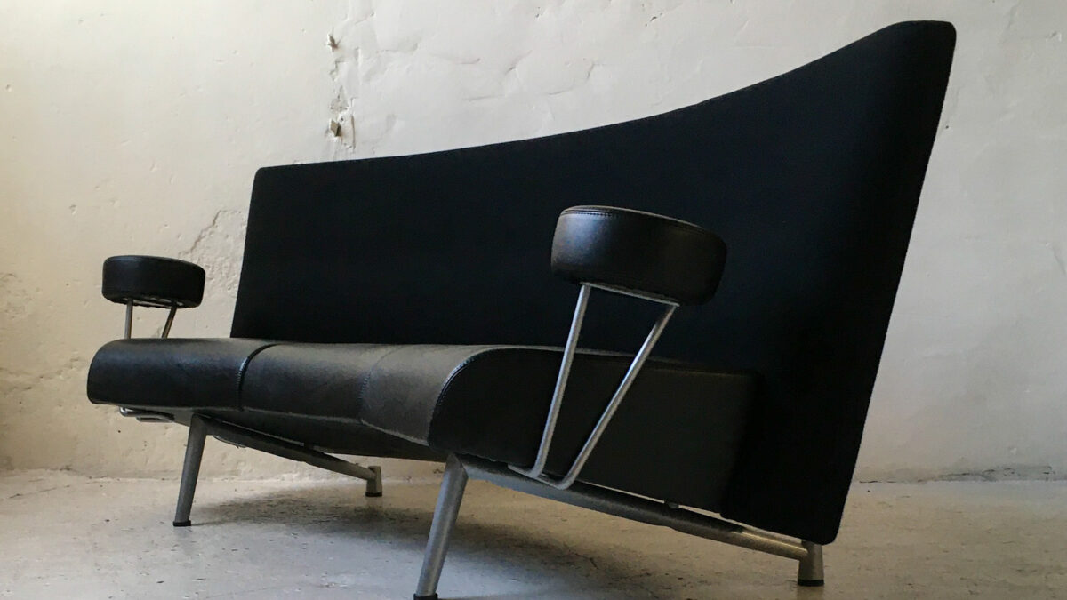 Lammhults sofa Newport 2-os skóra lata 80 90