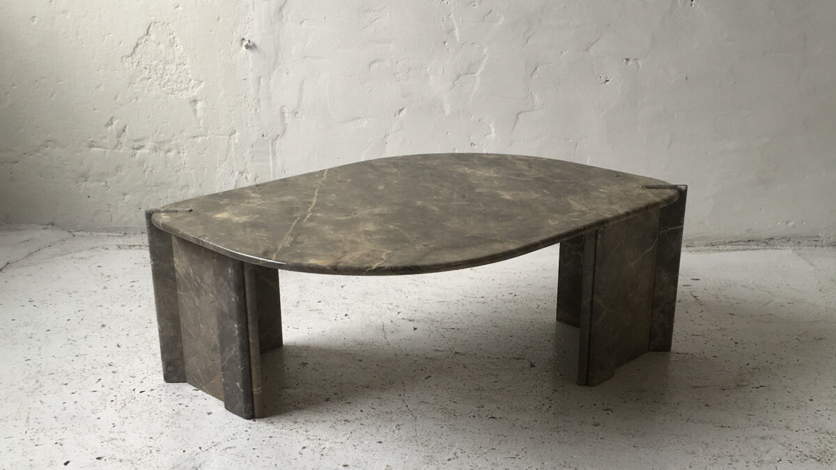 Stolik marmur lata 70 80 vintage design #63