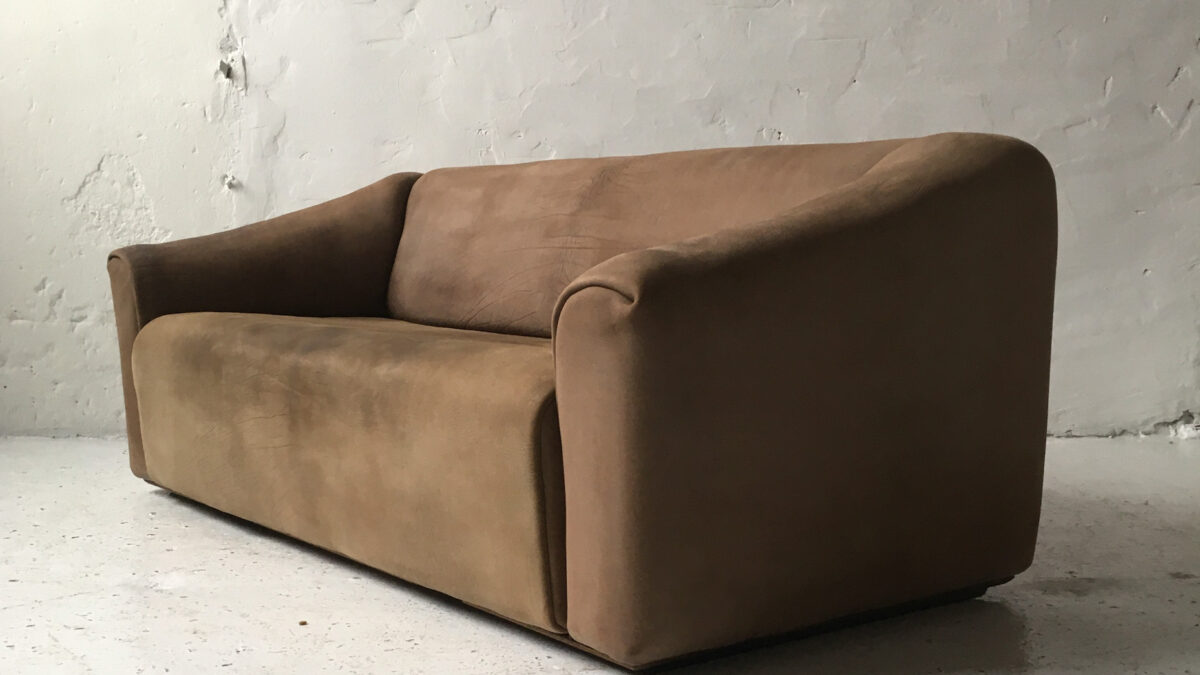 De Sede sofa DS 47 bawola skóra nubukowa lata 70
