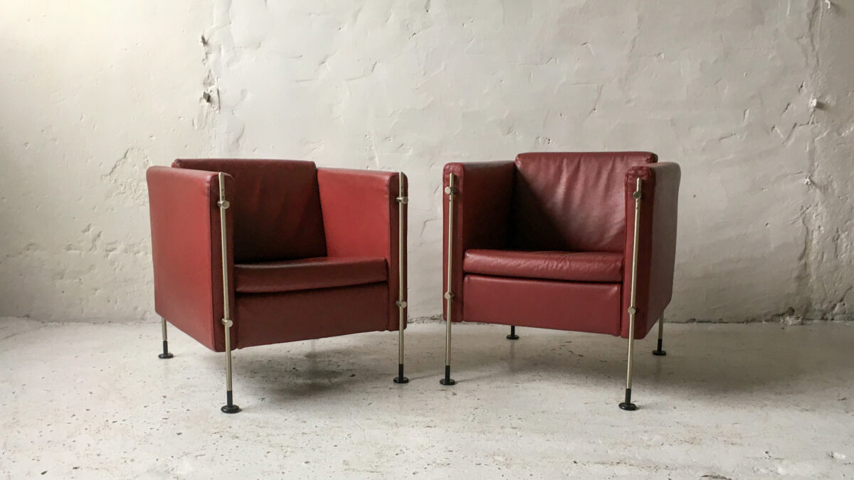 Arflex włoskie fotele Felix proj Burkhard Vogtherr lata 80