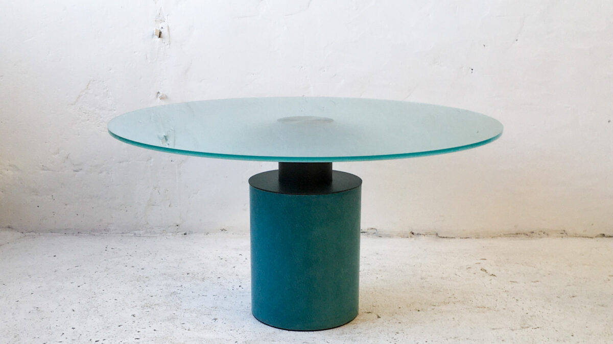 Acerbis włoski stół Creso lata 80 memphis style vintage