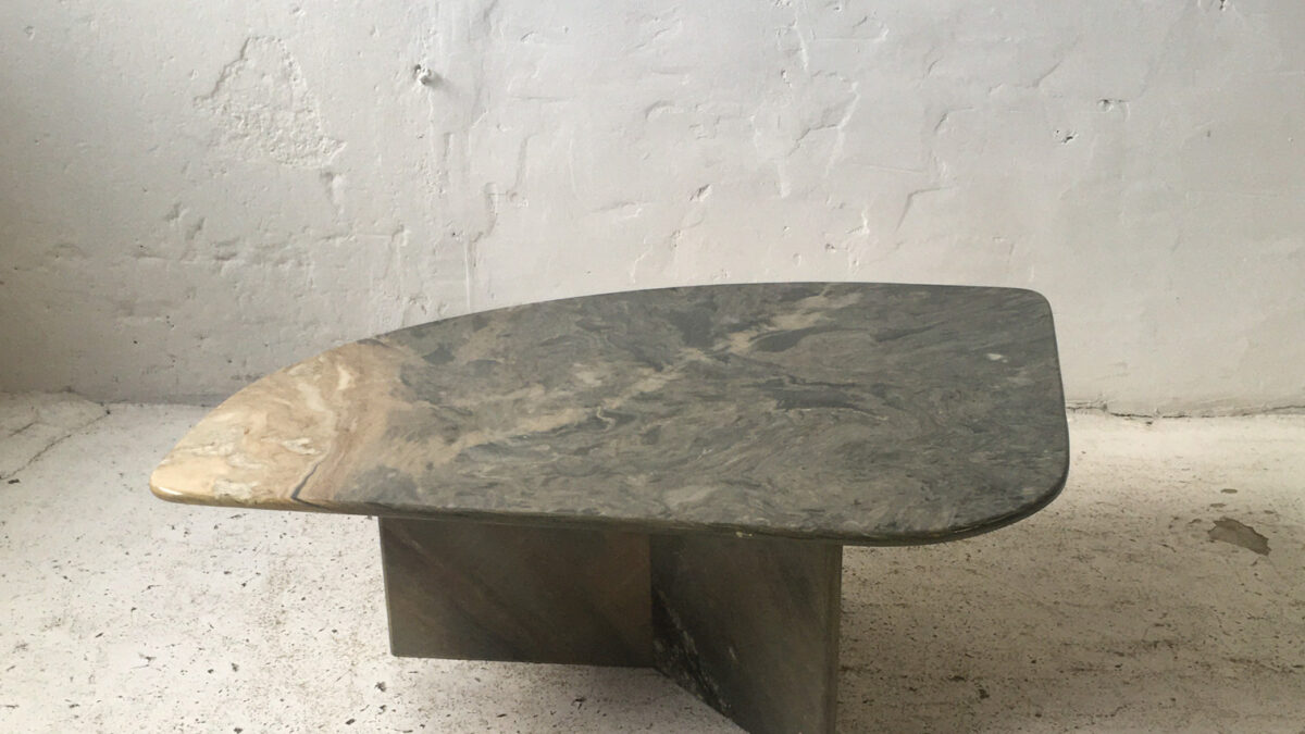 Stolik kamienny lata 80 90 vintage design #86