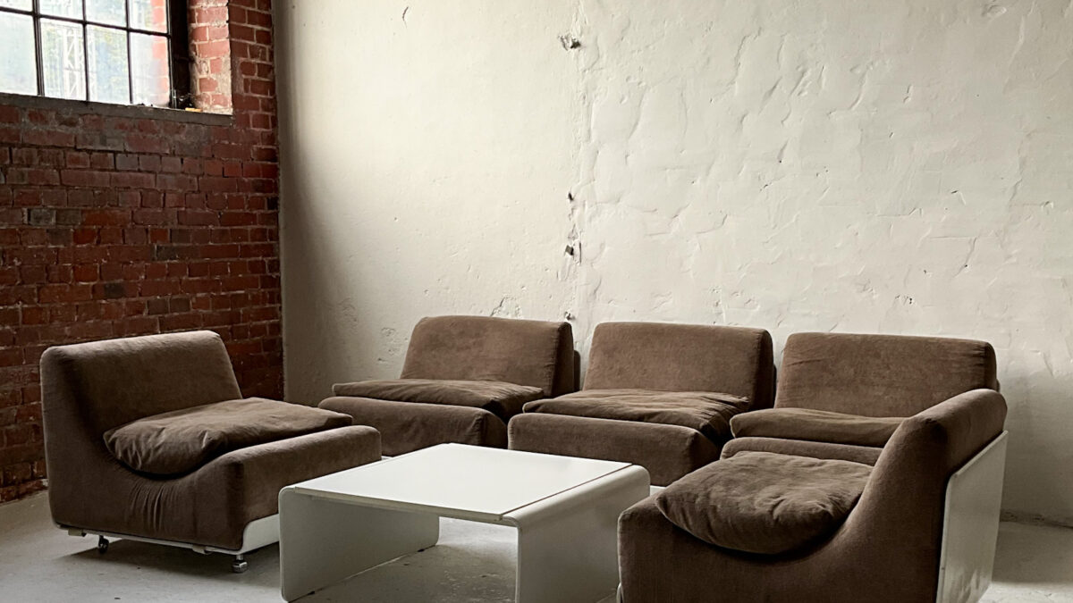 Sofa modułowa Orbis proj Luigi Colani. COR Niemcy 1969. Retronauci